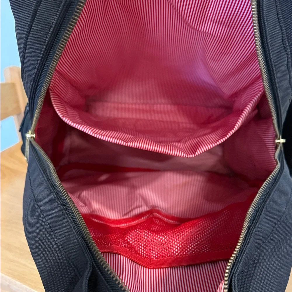 Herschel Black Diaper Bag/Backpack and changing pad